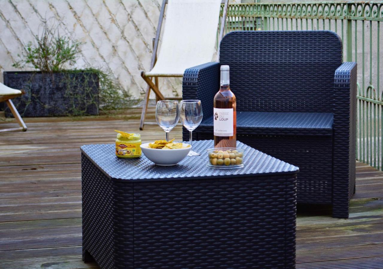 Ferienwohnung Le Charme D'Antan - Terrasse - Balcon - Hypercentre Évreux Exterior foto