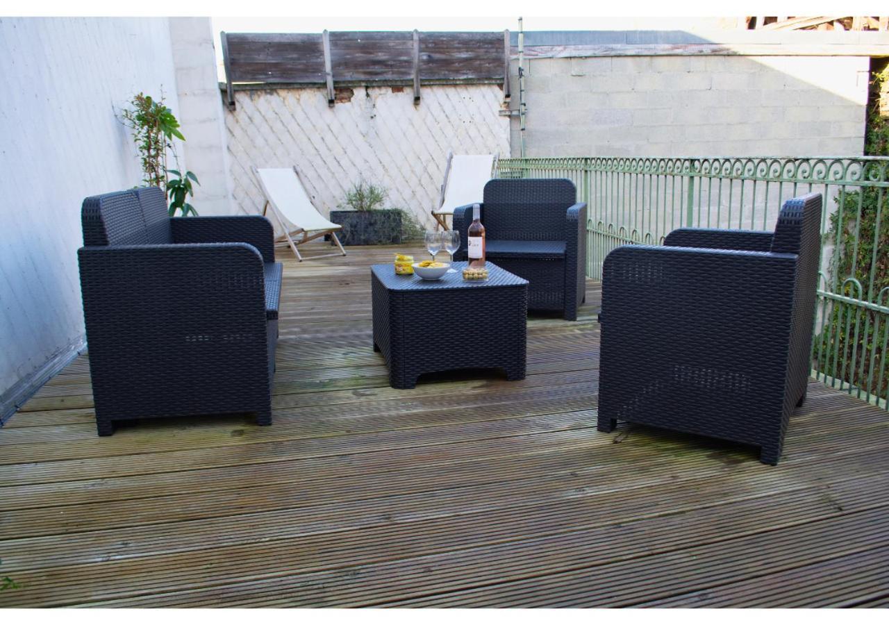 Ferienwohnung Le Charme D'Antan - Terrasse - Balcon - Hypercentre Évreux Exterior foto